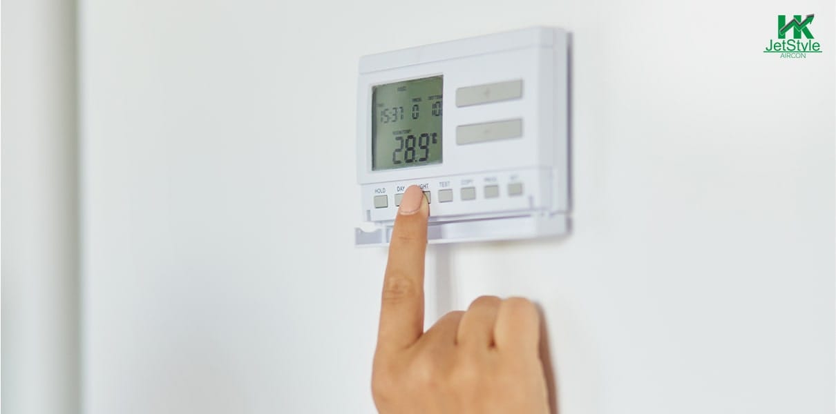 Aircon Thermostat Display Setting
