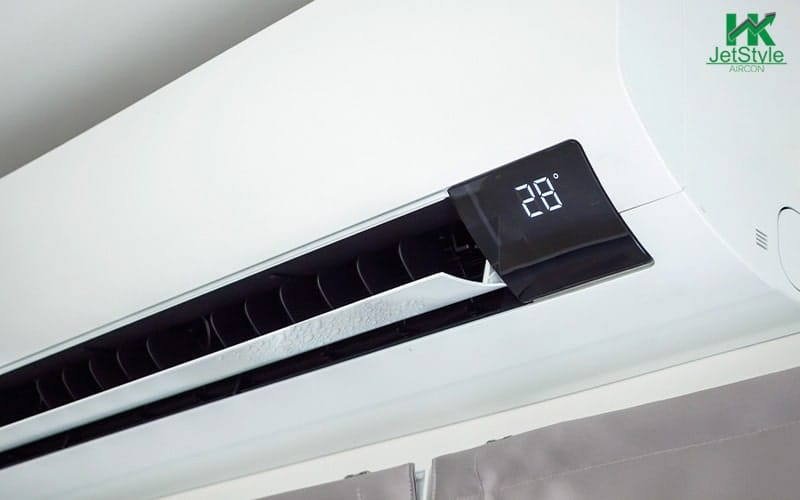 Air Conditioning System Temperature Display